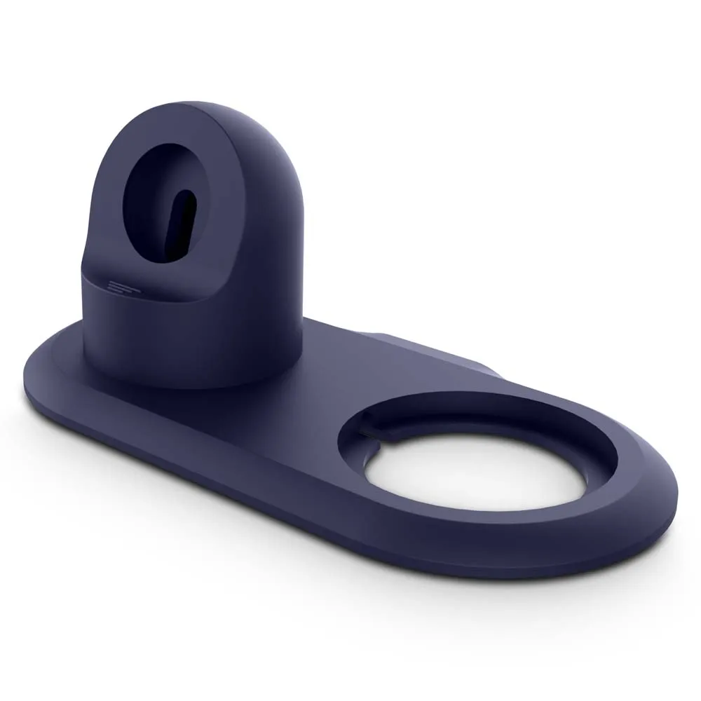 Skin Silicone Charger Stand Holder Charging Station Dock for Apple Watch Series 1/2/3/4 44mm/42mm/40mm/38mm for Magsafe