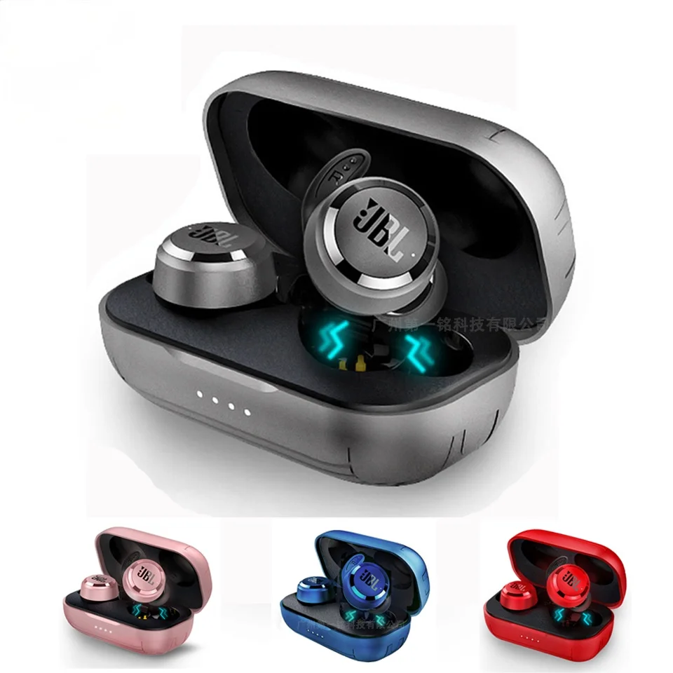 

Mobile Phone Bluetooth Headset Wireless Bluetooth Headset Sports Earbuds Heavy Bass Headset Waterproof Headset Charging Box