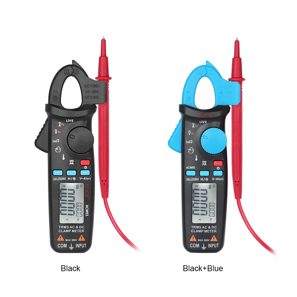 Цифровой клещи Профессиональный истинный RMS Зажим Тип ЖК дисплей мультиметр