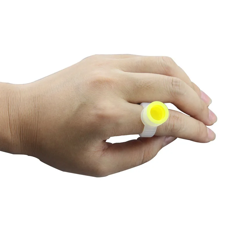 Пластиковый держатель для клея татуировок и ногтей кольца наращивания ресниц