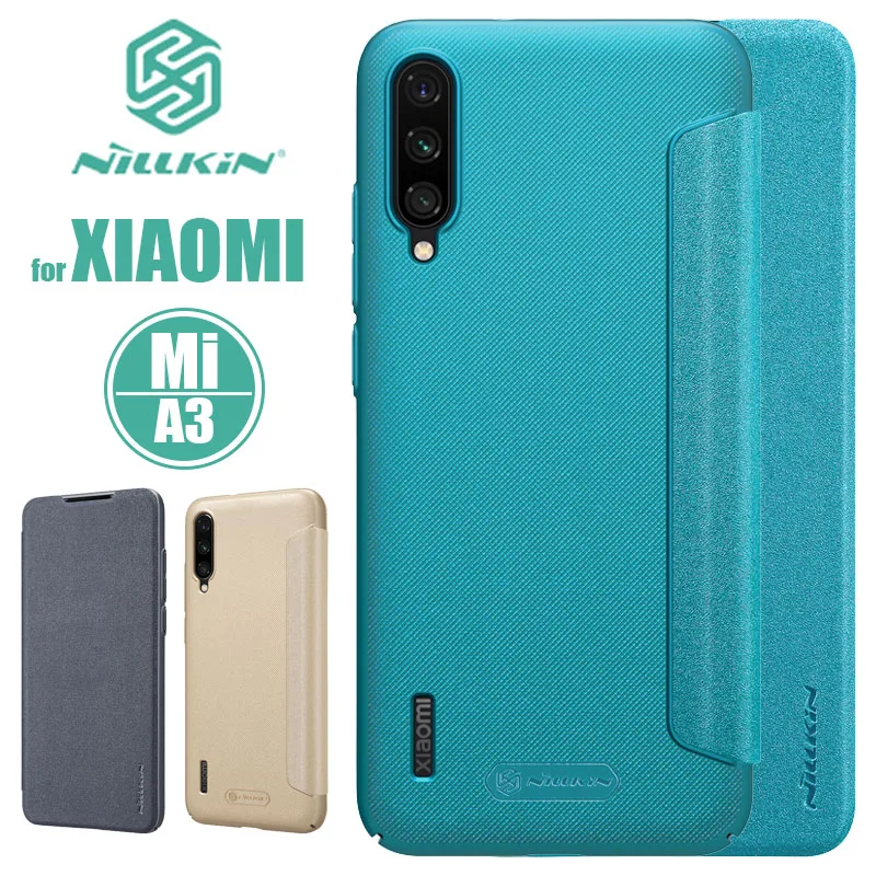 Для Xiaomi mi A3 CC9E mi A2 mi A2 mi 6X NILLKIN блестящий роскошный флип-кожаный чехол для телефона для Xiaomi mi A3 mi A3 CC9E чехол