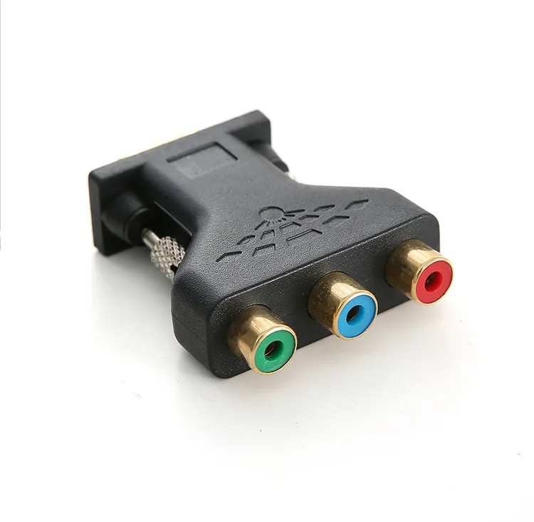 Новое поступление адаптер VGA RCA 3RCA Видео гнездо к HD 15 контактный конвертер