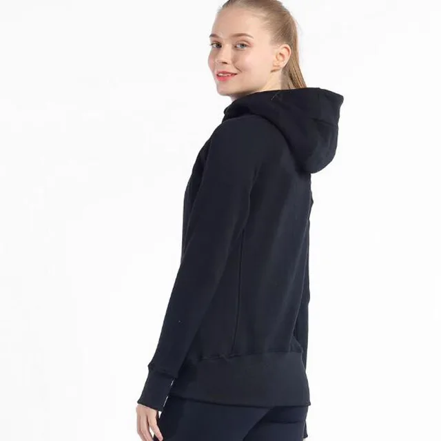 2021 Woman Outdoor Hoodies Cardigan Sport Gym Athletic Trainning Sweatshirt With Hood Women 5