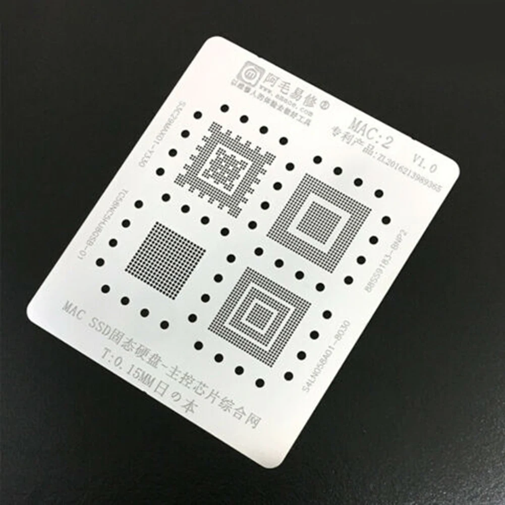 

IC CPU BGA Stencil Reballing Planting Tin Mold For MacBook A1534 A1706
