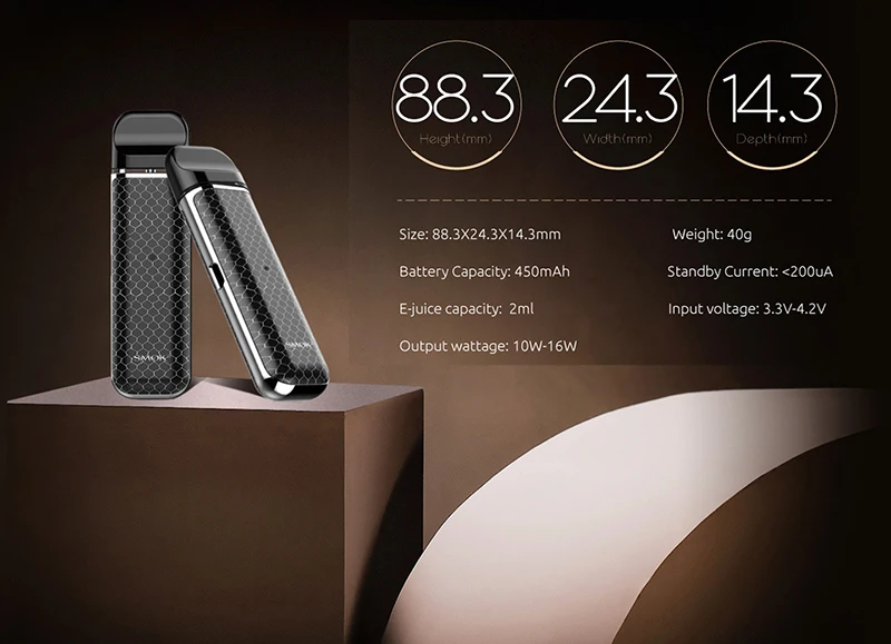 Smok Novo 2 VS Novo vape 800 мАч и 450 мАч батарея сетка 2 мл картридж Pod стартовый комплект 1.0ohm DC MTL электронная сигарета