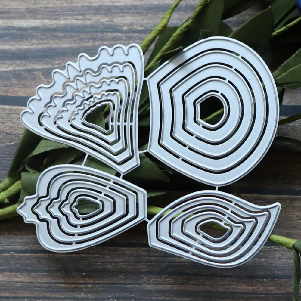 

Flower Frame Metal Cutting Dies Birthday Gift for DIY Scrapbooking Album Paper Cards Decorative Craft Embossing Die Cut
