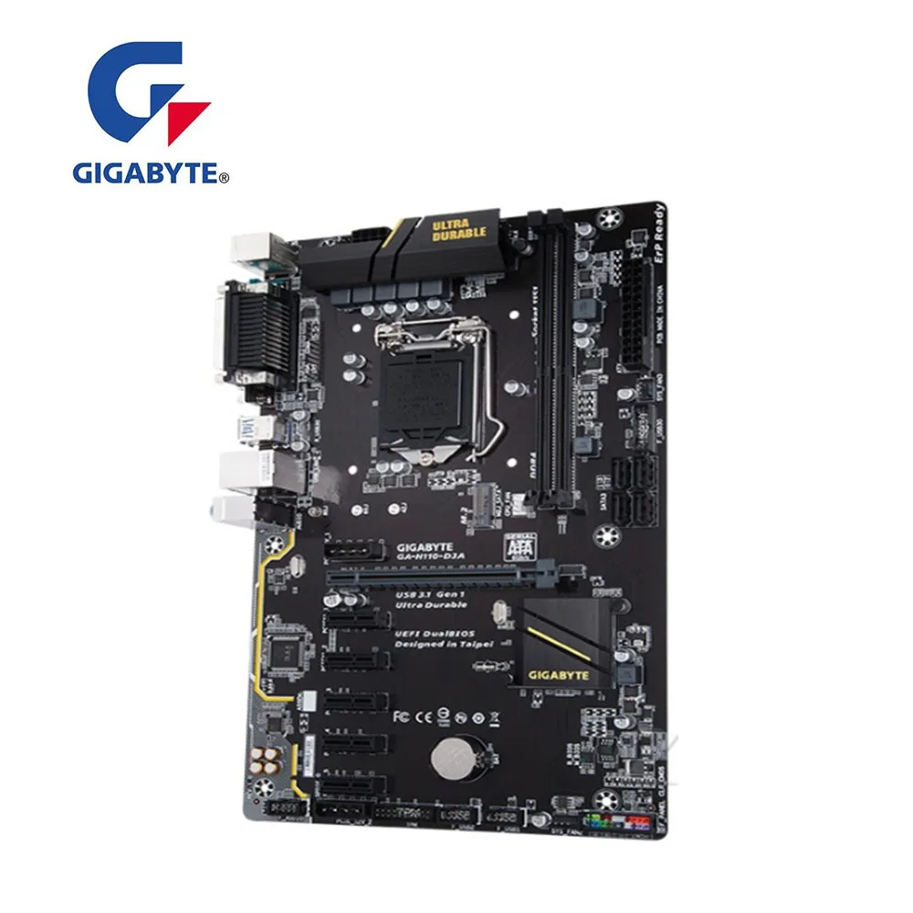 Для GIGABYTE H110 D3A Настольный GA материнская плата H110M разъем LGA 1151 PCI E 3 0 USB 1 DDR4