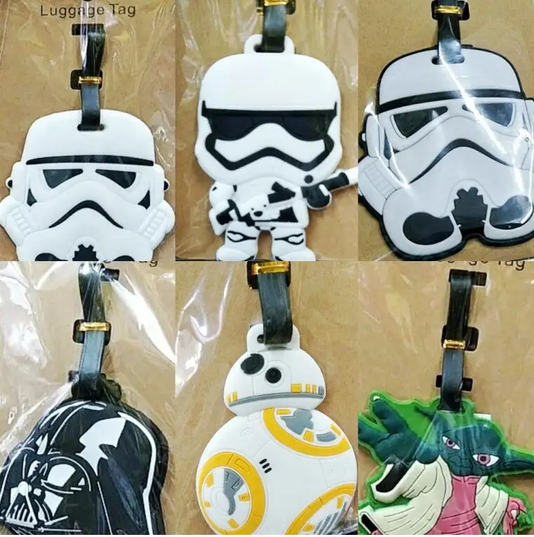 Новинка 1 шт. мультяшная Красивая бирка для багажа ПВХ подвески украшение