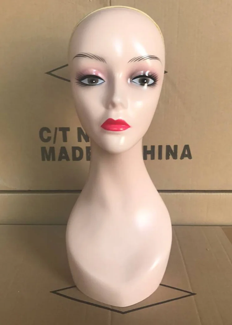 

Free Shipping Mannequin Manequin Dummy Realistic ABS female Mannequin Head For Wig Sunglass Scarf Jewelry Hat Display