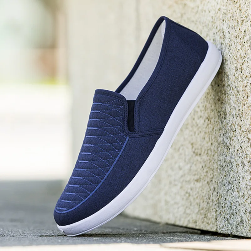 2019 new men's shoes casual sports luxury brand summer canvas lightweight breathable flats Calzado Casual de hombre | Обувь