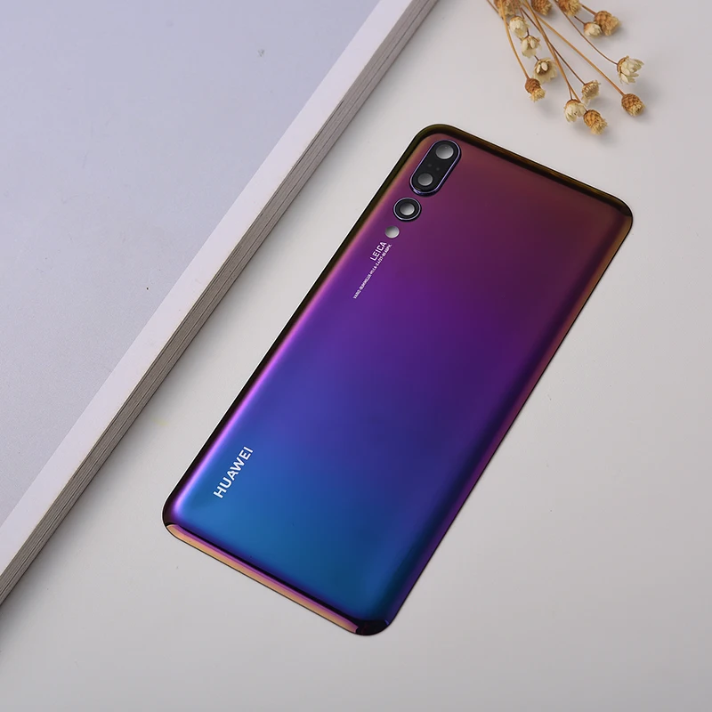 Оригинальный Huawei P20 Pro задняя крышка корпуса дверь Сменный Чехол для P 20 со