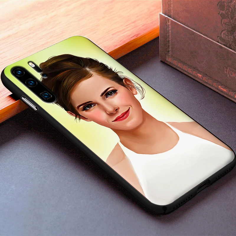 Красивая звезда Эмма Уотсон для huawei Y6 Y7 2018 Y9 Prime 2019 mate 10 20 Pro Nova2 3 4 Lite Nova 2i 3i 5i Мягкий