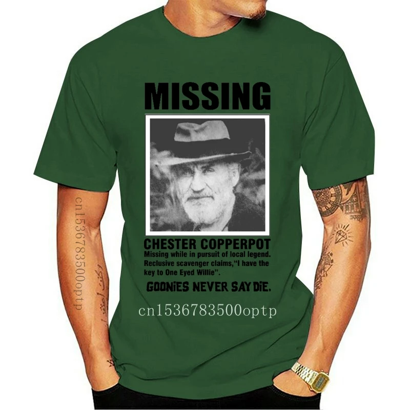 

Maglietta da uomo T-Shirt in COPPERPOT goonie T-Shirt stampata T-Shirt top