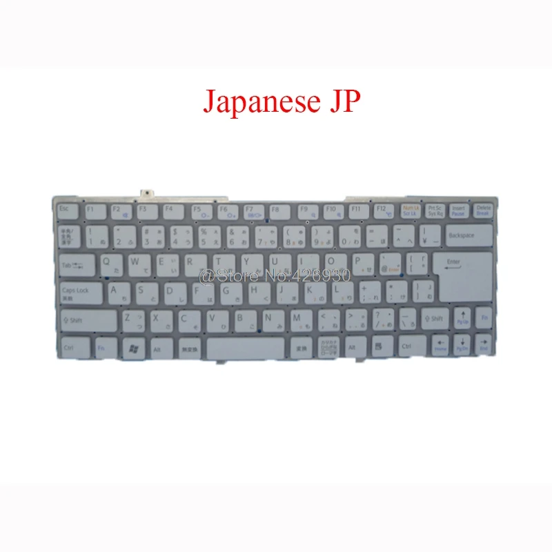 

Laptop JP Keyboard For SONY For VAIO VGN-FW VGN FW 148084112 81-31105003-10 148084011 81-31105002-09 Japanese JA black/white new