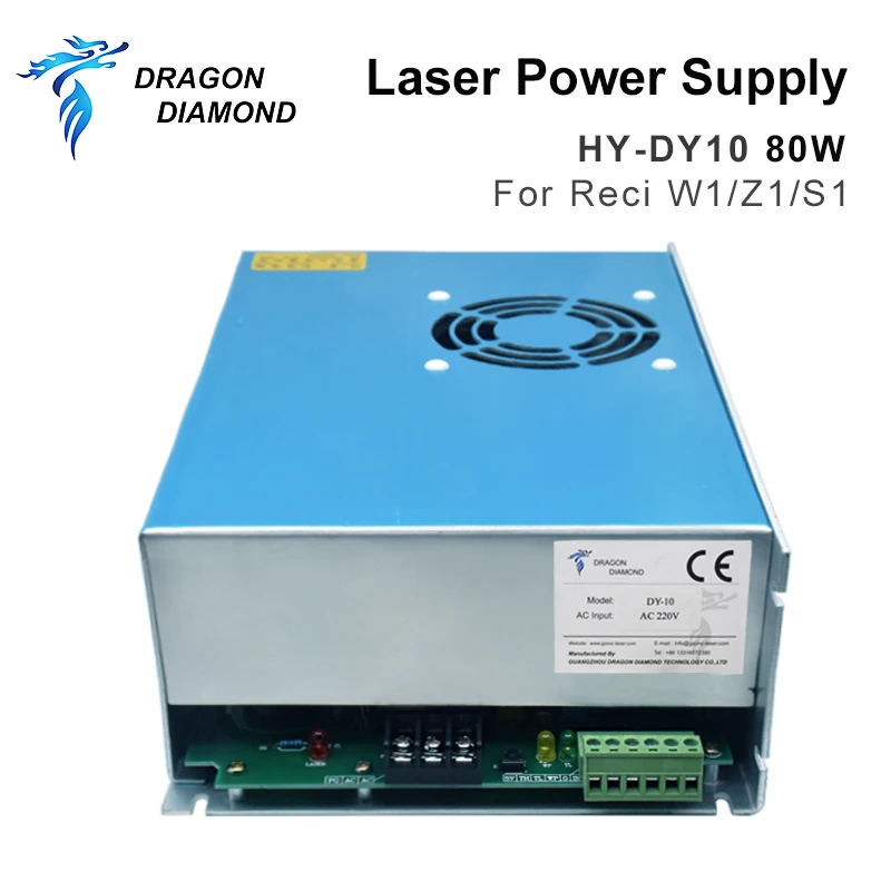 DY 10 80 Вт CO2 лазерный блок питания для RECI W2 V2 T2 W1 T1 трубка станок лазерной резки и