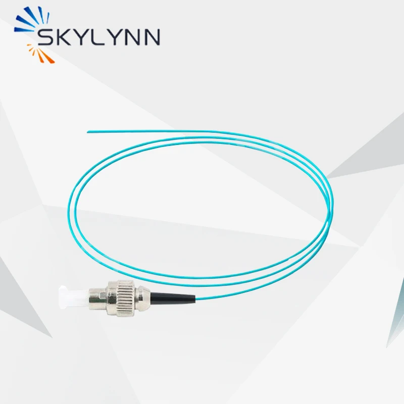 50PCS Telecom Standard Pigtails OM3 FC UPC ,1M/1.5M/2M Length 0.9mm Tight Buffer Aqua LSZH Fibra Optic Pigtail for Splicing