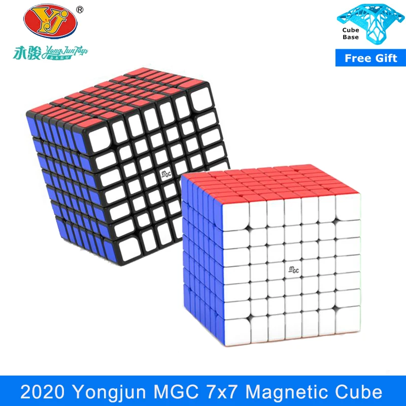 Yongjun MGC 7x7x7 Магнитный пазл YJ 7 куб магнитный магический 7x7 скоростные кубики