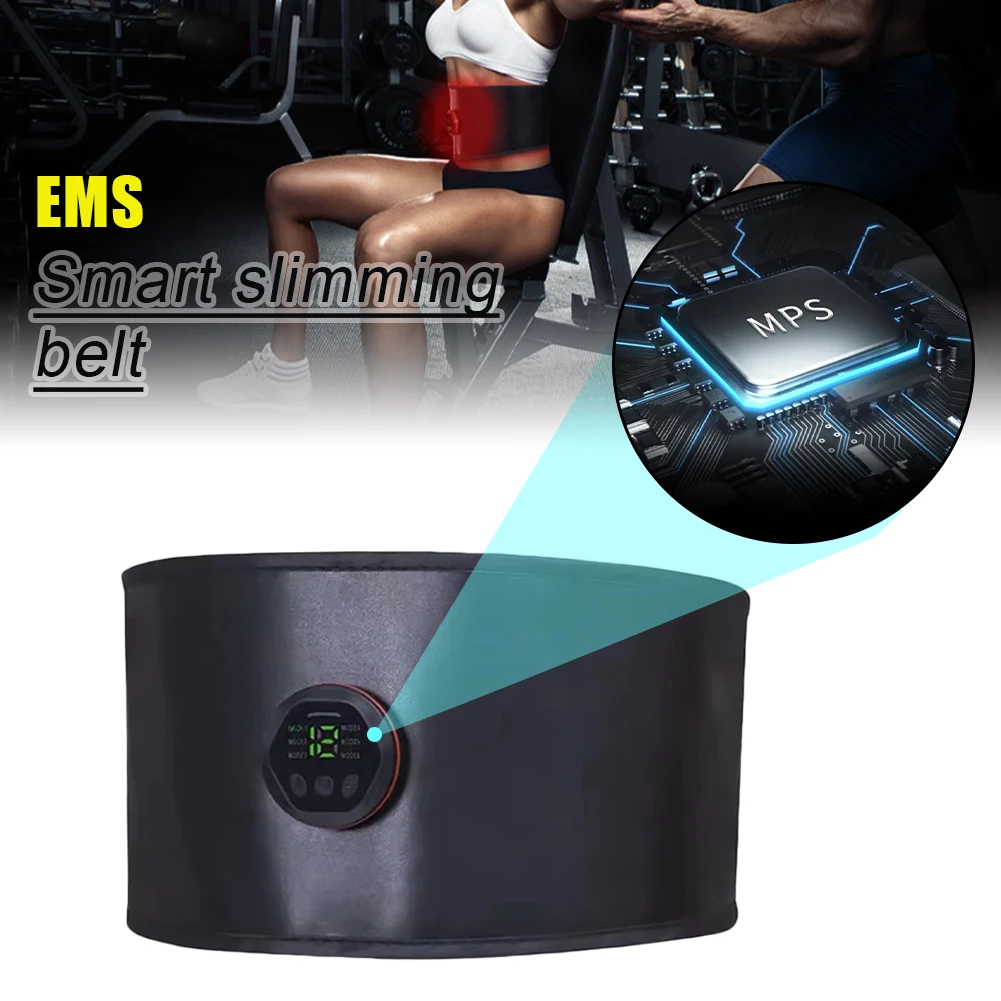 Горячая тонизирующий тренирующий пояс Перезаряжаемые Тренировка мышц EMS