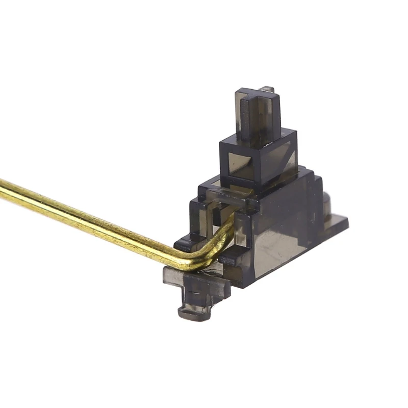 

Screw-in Gray Clear Gold Wire Satellite Axis 6.25u 2u for Mechanical Keyboard