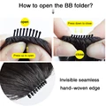 False Bangs Synthetic hair Bangs Hair ExtensionHigh Temperature fiber wigs Fake Fringe Natural hair clip on bangs Light Brown