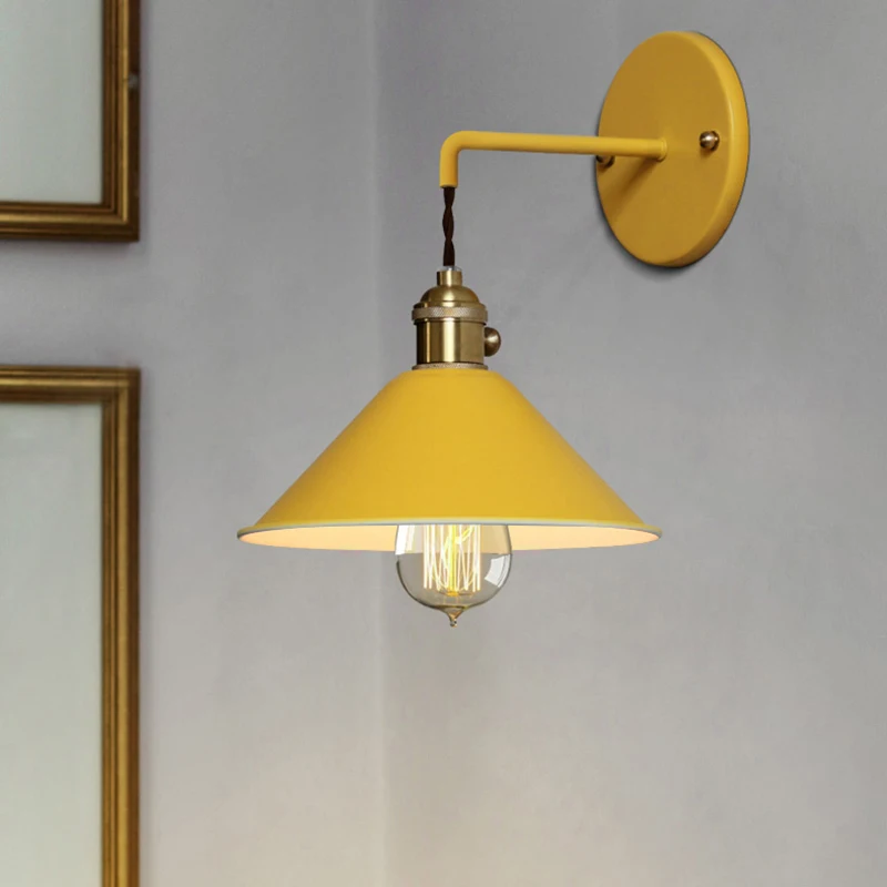 Современный прикроватный настенный светильник для спальни чтения E27 лампа