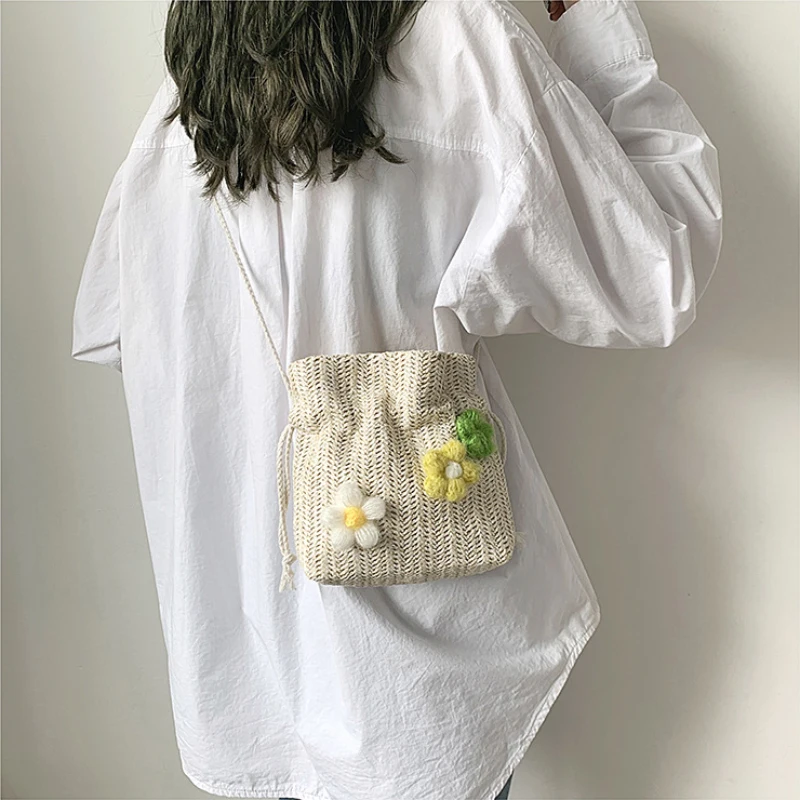 Youda оригинальные модные соломенные тканевые одна пляжная сумка через плечо