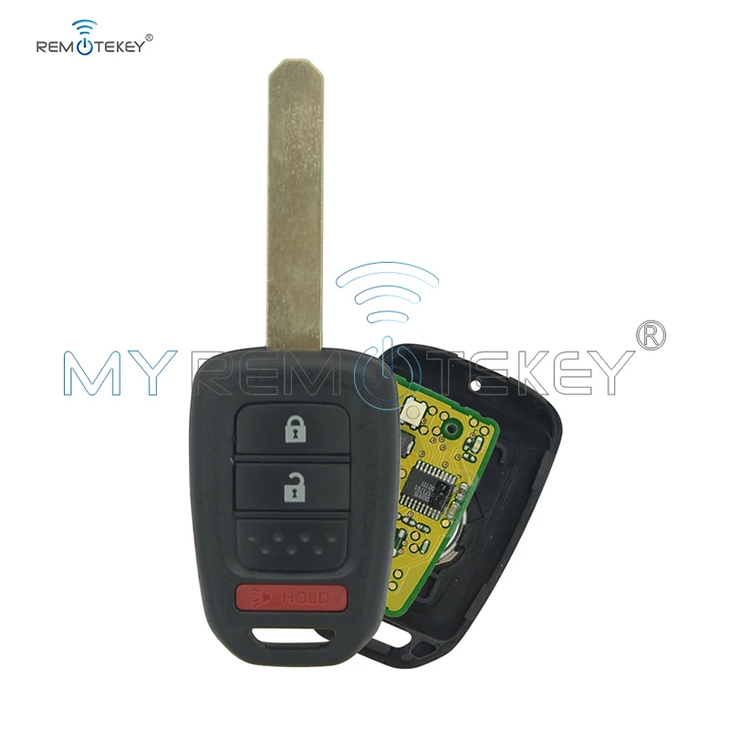 Пульт дистанционного управления Remtekey с 2 кнопками и паническим лезвием HON66 313 8 МГц