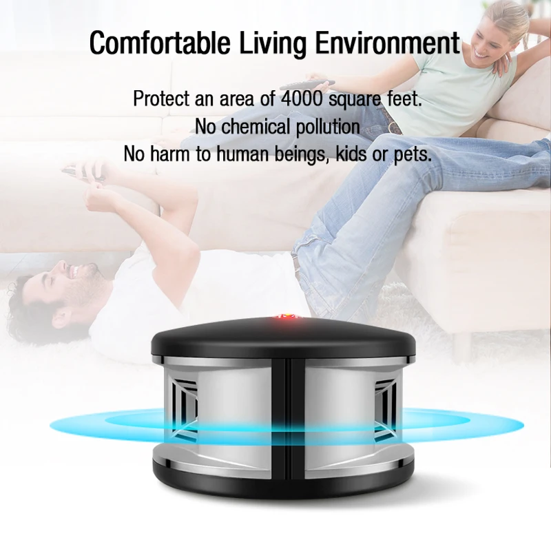 Отпугиватель насекомых ультразвуковой от крыс мышей отпугиватель мух тараканов