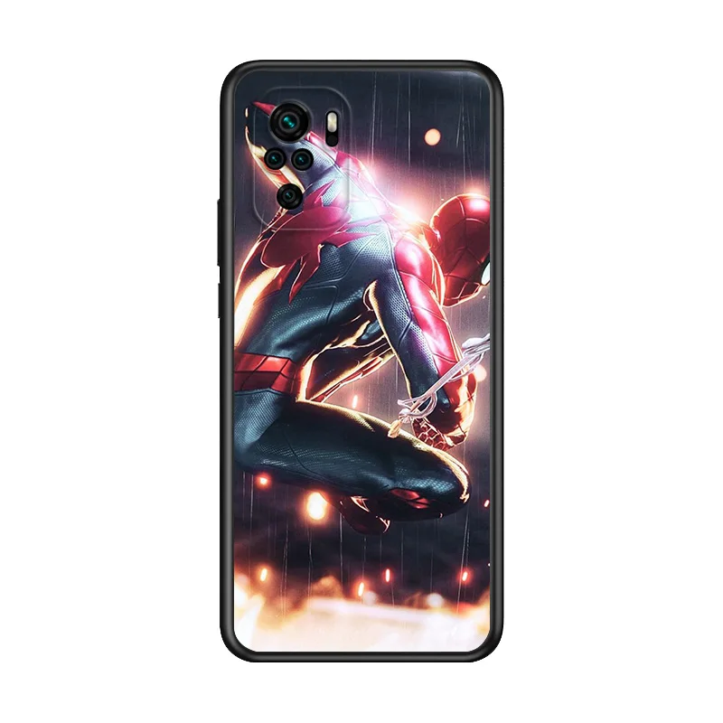 

Marvel Avengers Spider Man Super Hero For Xiaomi Redmi Note 10S 10 9T 9S 9 8T 8 7S 7 6 5A 4X Pro Max TPU Silicone Phone Case