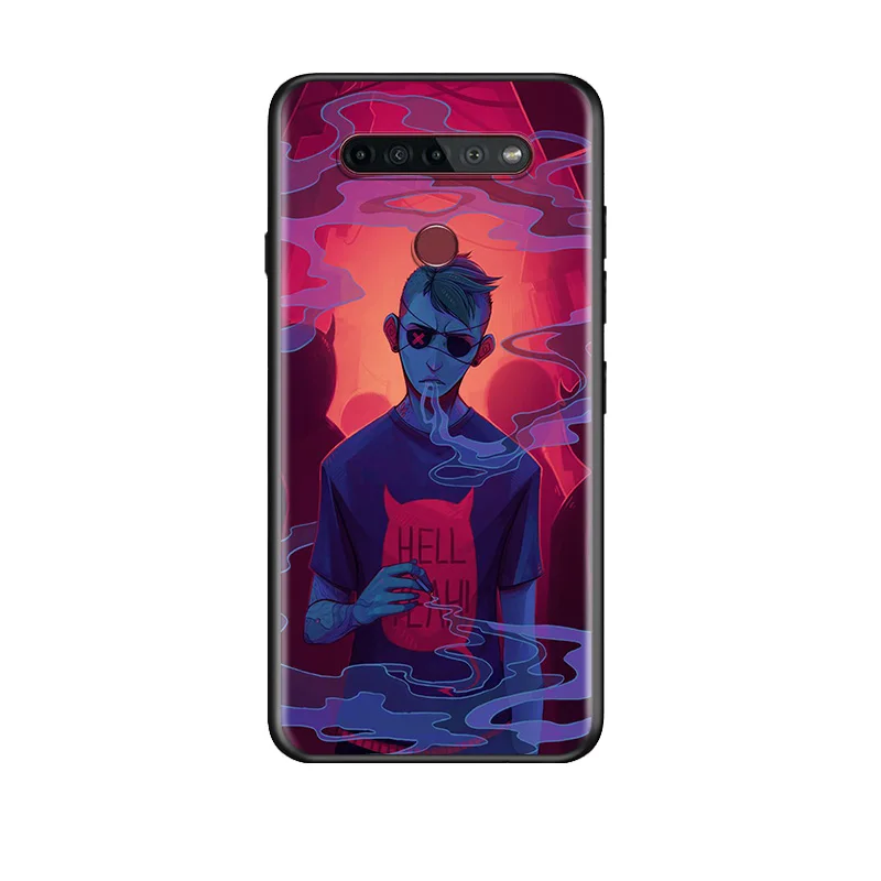 

Cool Smoke Nicotine For LG G8 V30 V35 V40 V50 V60 Q60 K40S K50S K41S K51S K61 K71 K22 ThinQ 5G Soft TPU Silicone Phone Case