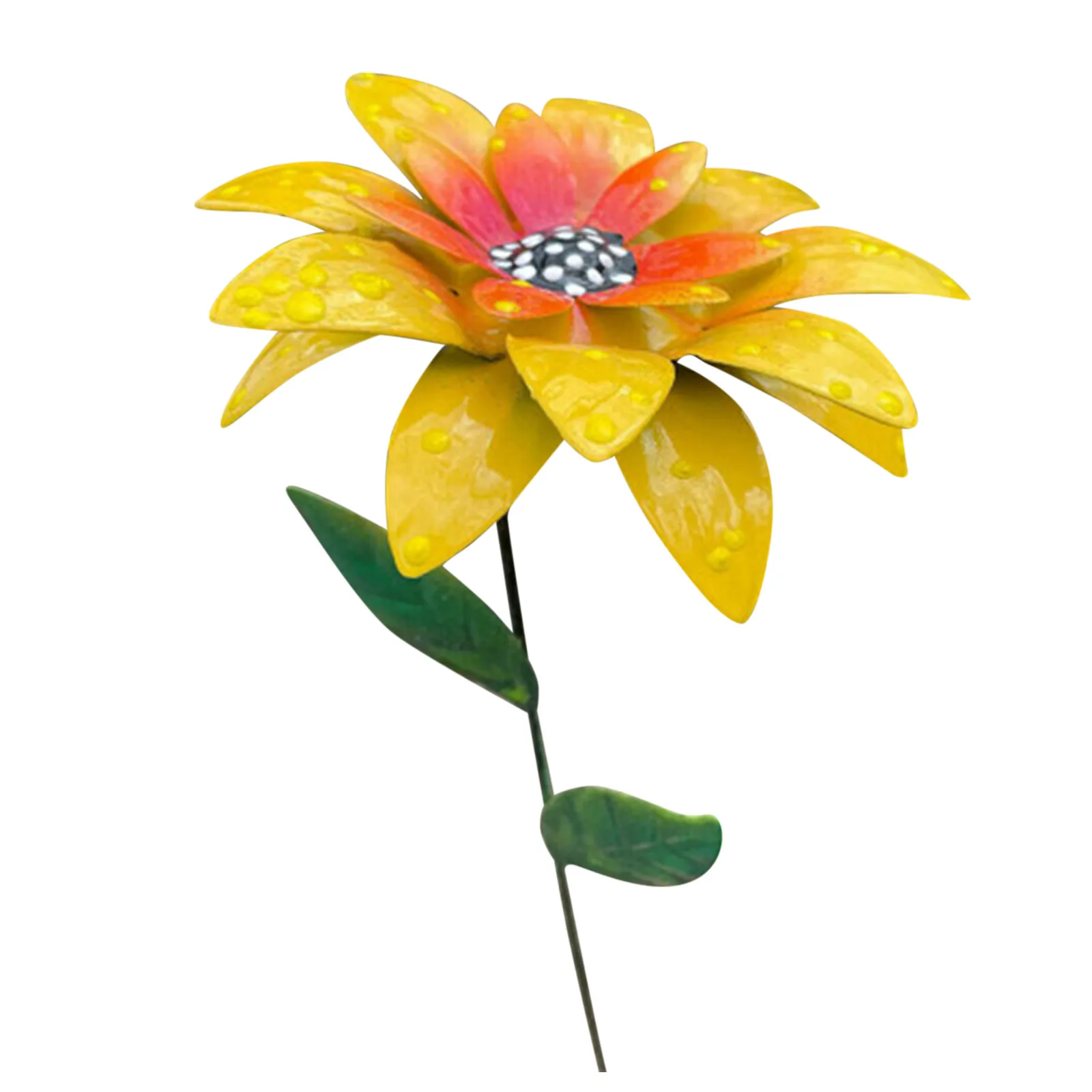

Garden ornaments Metal Flower Garden Decor Flower Art Garden Stakes Garden Yard Planter Decor Outdoor Flower Pots Decoration