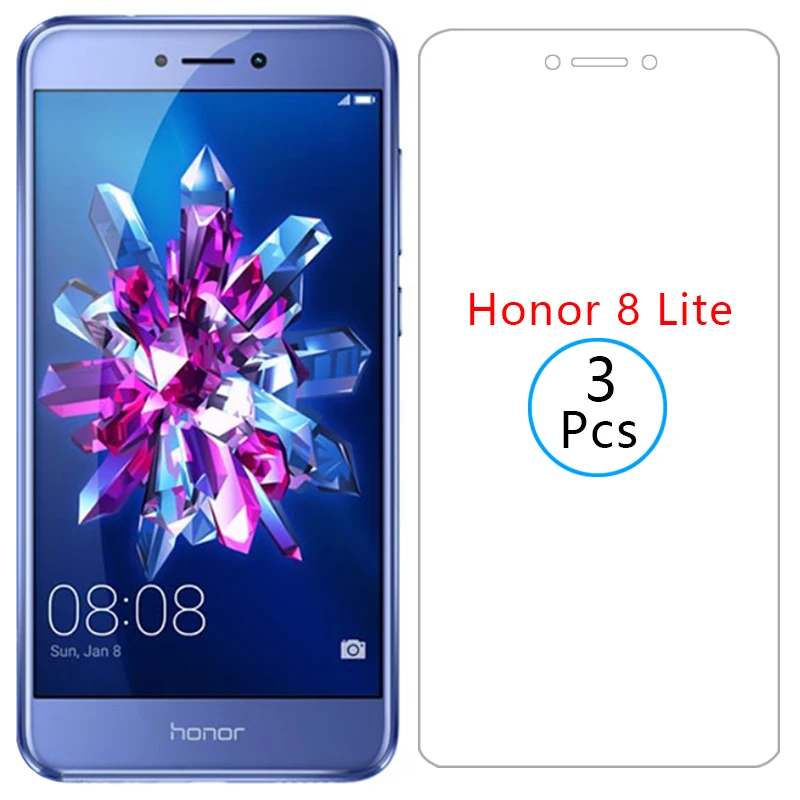 

protective tempered glass for huawei honor 8 lite screen protector on 8lite light 5.2 film huawey huwei honer onor honr hono 9h