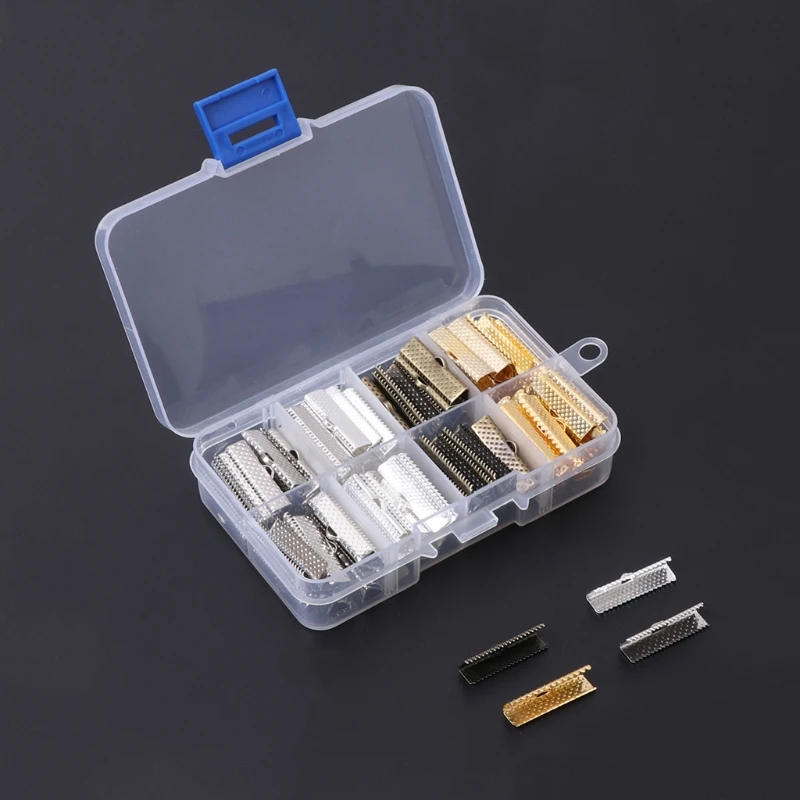 2020 Новый зажим для ленты шнур обжимной Конец застежка крышка наконечник ожерелье