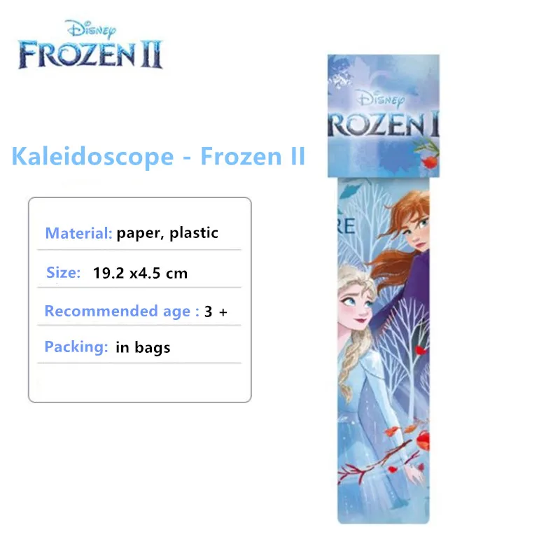 

Классические игрушки Disney «Холодное сердце II» калейдоскоп, вращающийся игрушечный красочный мир, Студенческая игрушка для научных эксперим...