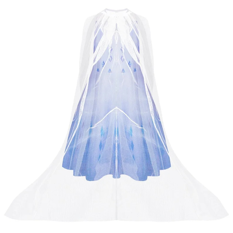 Frozen 2 Fantastic Anna Elsa Princess Dress Up White Halloween Costume Long Gown Kids Wedding Dresses Children Cosplay Clothes | Детская