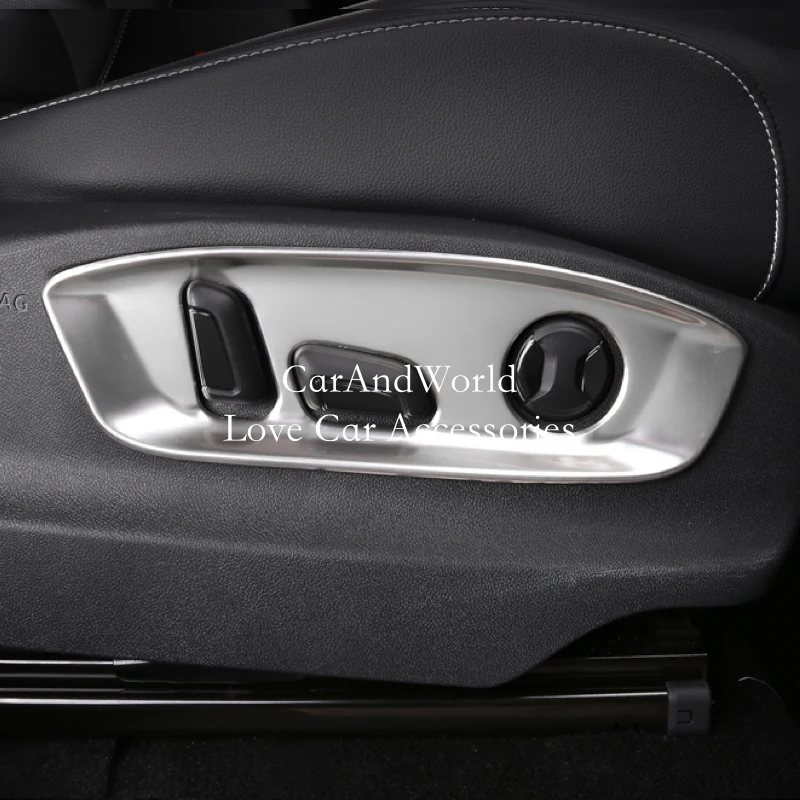 Наклейка из нержавеющей стали для VW Volkswagen Teramont Atlas 2017-2020 внутреннее сиденье