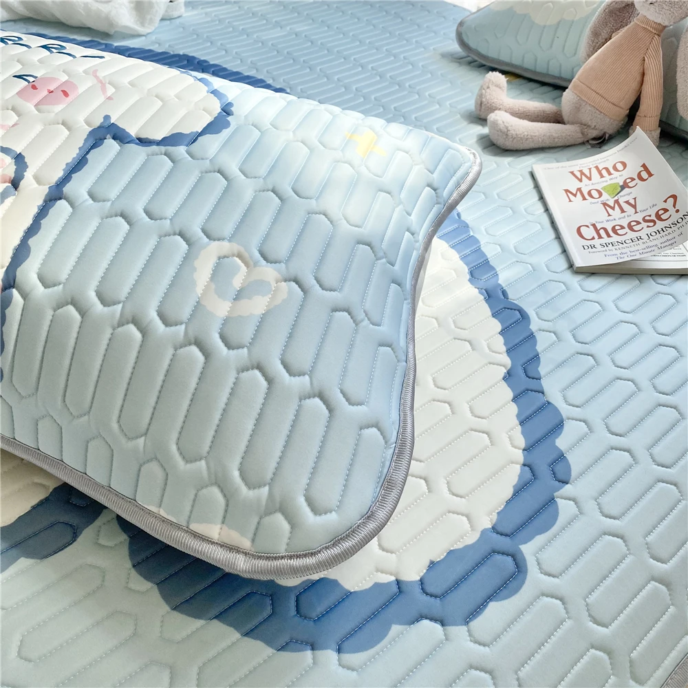 Набор летних постельных принадлежностей с рисунком мороженого простыня для