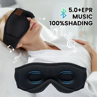 5 0 bluetooth sleeping headphones 3d sleeping mask wireless music eye mask blindfold sleep aid eye shade block light eyepatch