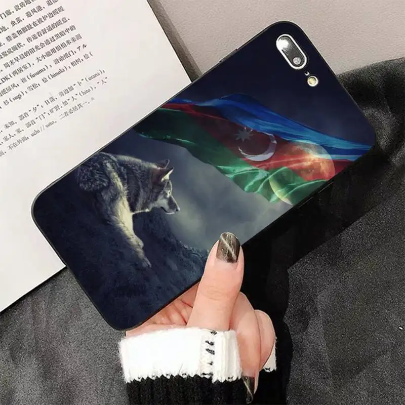 Чехол для телефона с флагом Азербайджана iphone 13 8 7 6 6S Plus X 5S SE 2020 XR 11 12 pro XS MAX |