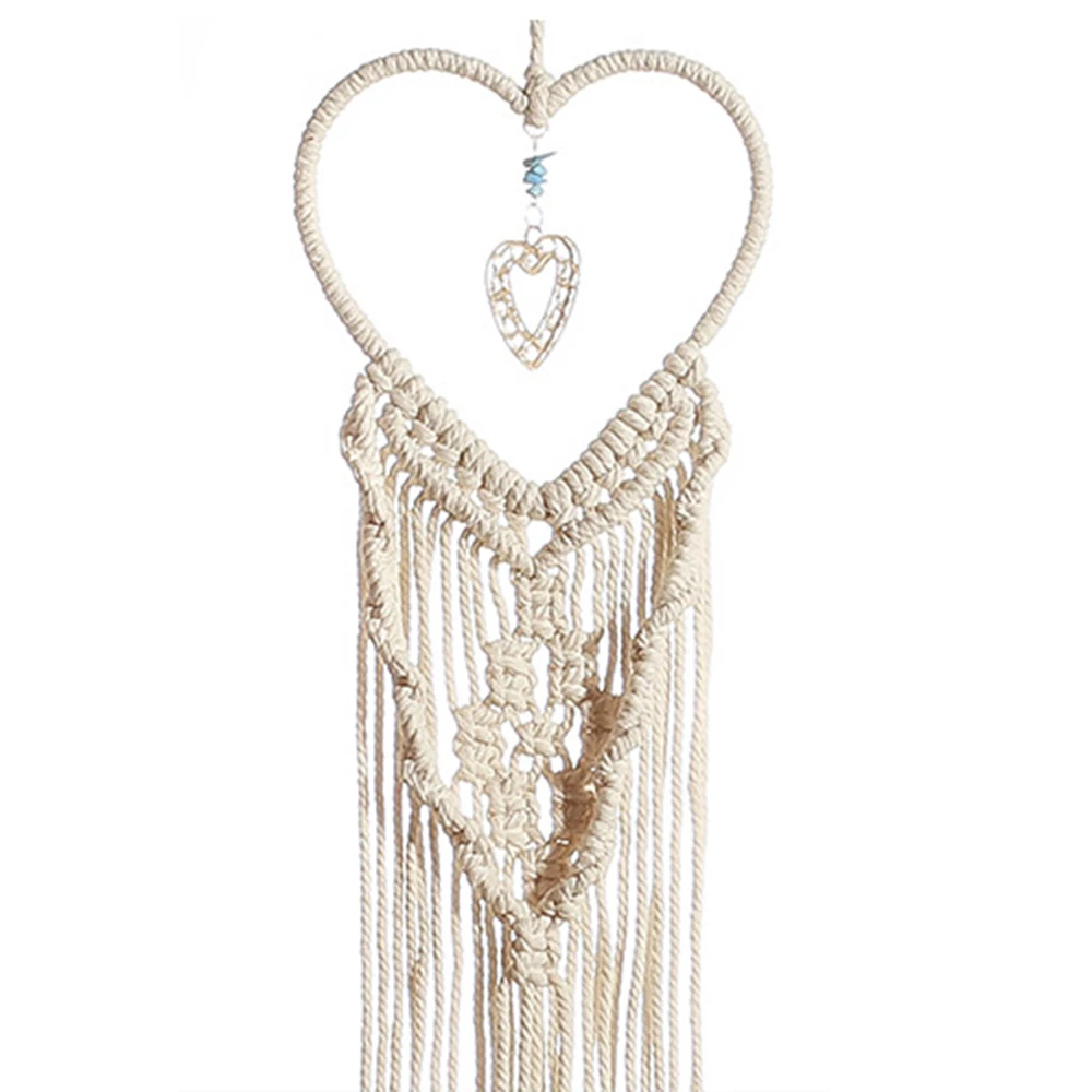 

Bohemian Tassel Macrame Woven Wall Hanging Tapestry Home Art Decor Craft Gift Handmade Wind Chimes Home Hanging Cr