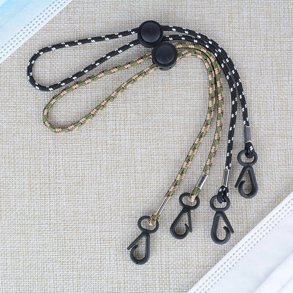 Вешалка для ремешок-держатель масок Регулируемая длина защиты лица банданы