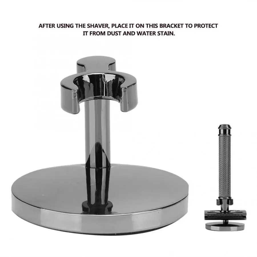 

Straight Razor Manual Shaver Mini Stable Holder Stand Base Rack Storage Organizer for Home Bathroom Shaving