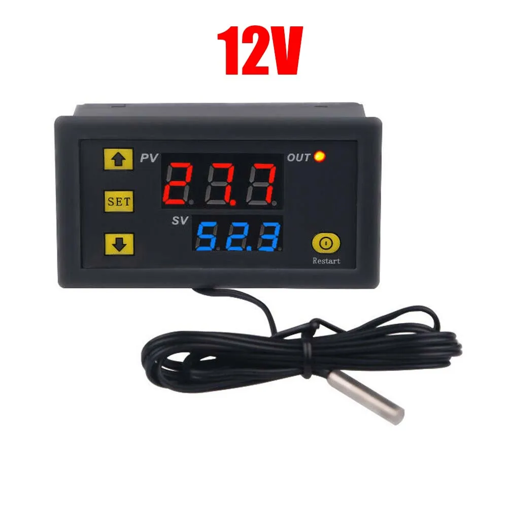 W3230 12V/24V/110V 220V 20A LCD цифровой термостат контроль температуры Регулятор счетчика