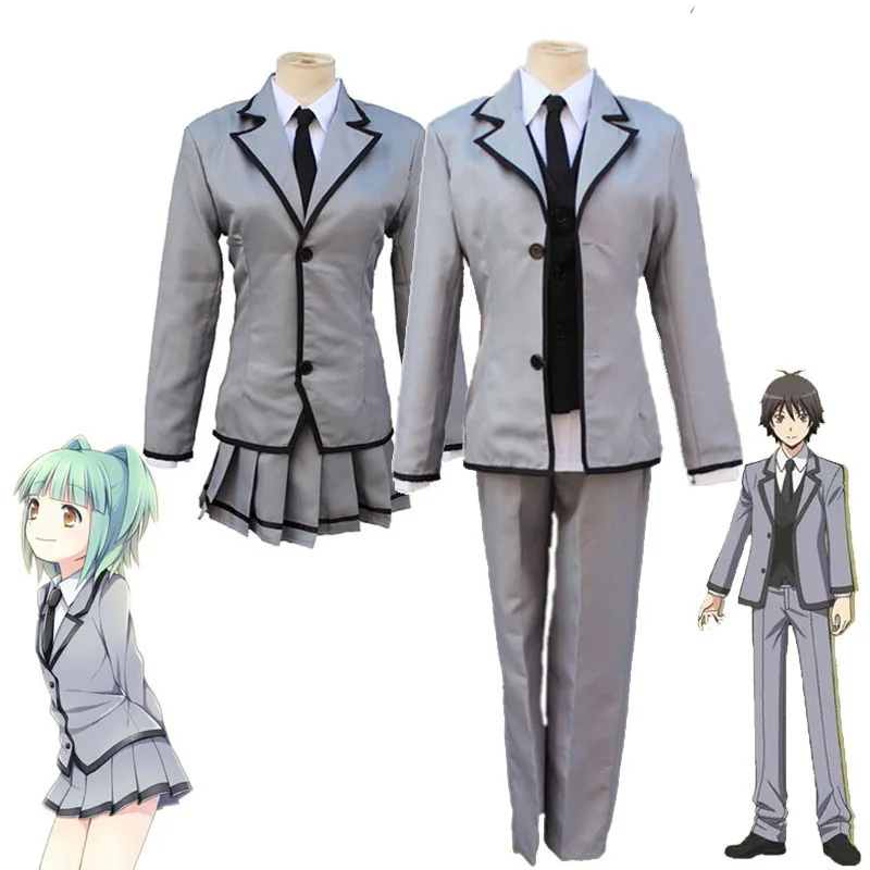 Аниме класс убийц Косплей Ansatsu Kyoushitsu Kaede Kayano Isogai Yuuma Shiota Nagisa школьная форма костюм
