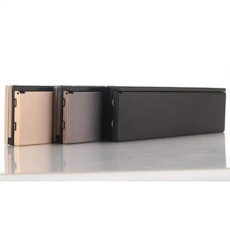 Тройная Складная Bluetooth клавиатура BT беспроводная сенсорная для IOS/Android/Windows ipad Tablet