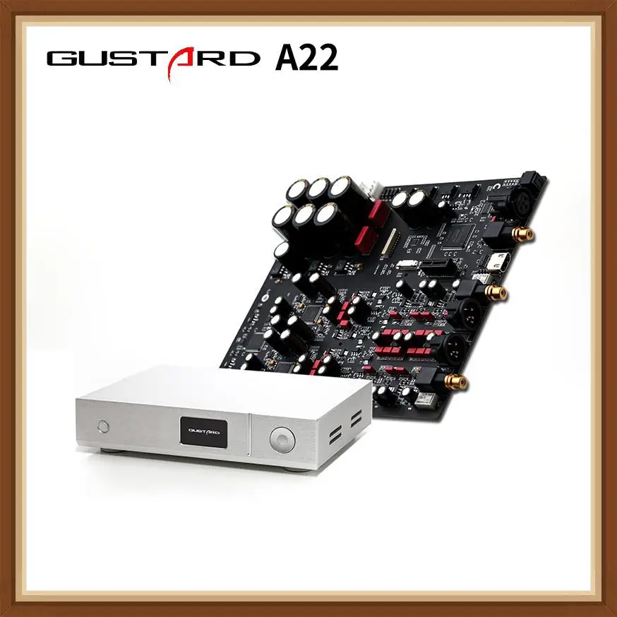 GUSTARD DAC A22 Dual AK4499 XMOS поддержка DSD512 PCM768 встроенный сбалансированный декодер AC100V 240V