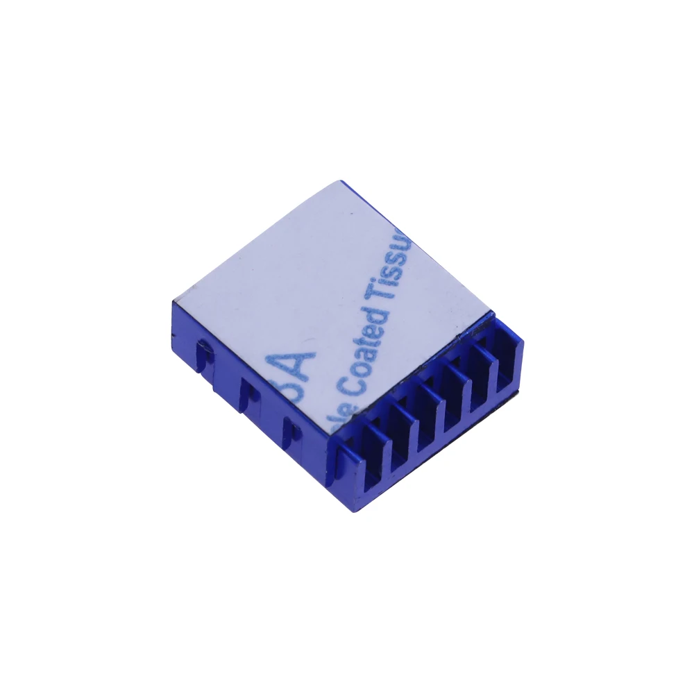 12 шт. синий алюминиевый радиатор хороший теплоотвод клей инструменты 13*14*6 мм для