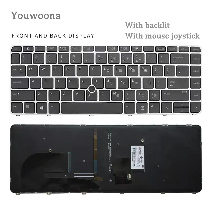 

Новая Оригинальная клавиатура для ноутбука HP Elitebook 840 G3 848 745 G3 745 G4 HSTNN-I33C-4