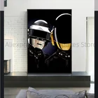 Классические панковские холщовые постеры Daft и принты Абстрактная живопись декоративные настенные картины для кафе и баров