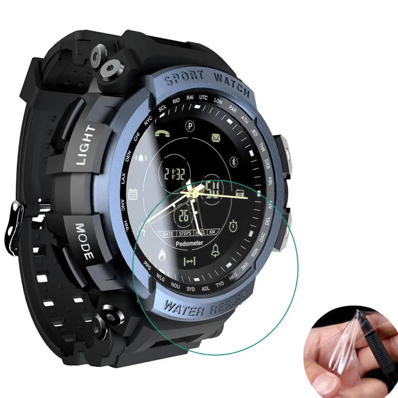 

3 шт. мягкая защитная пленка для LOKMAT MK28 Bluetooth Смарт-часы цифровые умные часы Экран Защитная крышка (не Стекло)